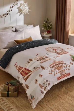 Next Bett-Set Wendebare Bettgarnitur, Weihnachten, Bezug: