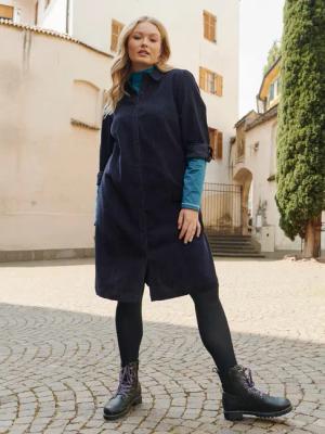 Sheego Blusenkleid "Cord-Kleid"