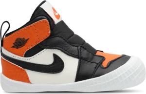 Jordan 1 Crib Baby Sneaker - Weiß - Größe 17 - Synthetik, Leder
