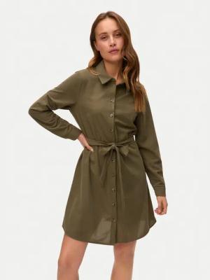 Vero Moda Hemdkleid Elly 10334288 Grün Regular Fit