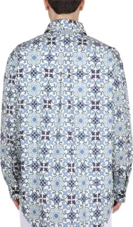 Drôle De Monsieur - Faience Shirt - Größe S - blau