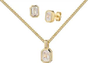 JEVELION Schmuckset Anhänger 585 Gold 2x