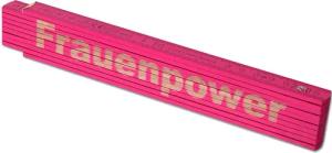 TE-Trend Zollstock Pink 2 Meter Maßstab