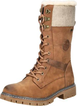 TOM TAILOR Schnürstiefel "Tom Tailor Stiefel Lederimitat/Textil"