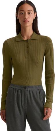 Marc OPolo Langarm-Poloshirt "aus Organic Cotton Jersey"