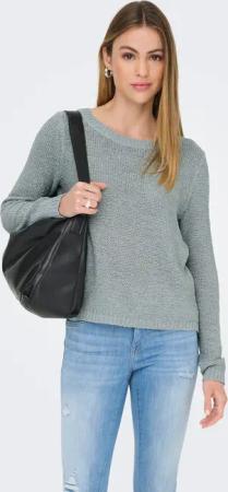ONLY Strickpullover "ONLGEENA XO L/S PULLOVER KNT NOOS", mit Rundhalsausschnitt