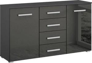 rauch Schubkastenkommode "Sideboard Kommode Kombikommode KOLUNA mit Hochglanzfront", (Breite 120 cm), vier große Schubladen, mit insgesamt 4 Einlegeböden MADE IN GERMANY