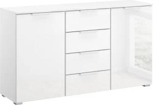 rauch Schubkastenkommode "Sideboard Kommode Kombikommode KOLUNA mit Glasfront", (Breite 120 cm), vier große Schubladen, mit insgesamt 4 Einlegeböden MADE IN GERMANY