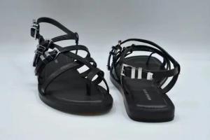 Michael Kors Sandalen - Low Top Black Shoes With Metallic Accents - Gr. 7 - in Schwarz - für Damen