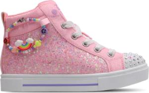 Skechers Twinkle Toes Kinder Sneaker - Rosa - Größe 28 - Plastic/Polycarbonate