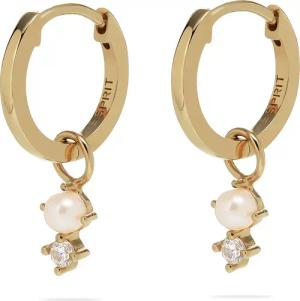 Esprit Paar Creolen (Paar), GLOSSY PEARLS