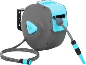 Hillvert Schlauchtrommel Automatik Gartenschlauch Wandschlauchbox 20+2M