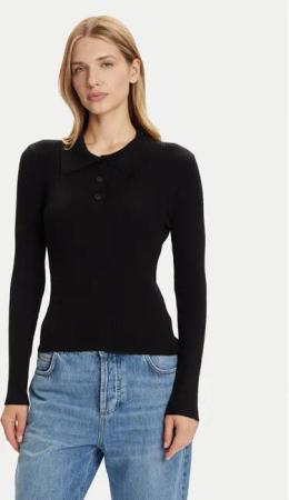 Vero Moda Pullover Siljerib 10336674 Schwarz Slim Fit
