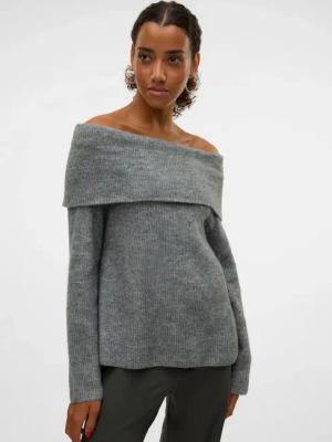 Vero Moda Strickpullover "VMERA LS OFF SHOULDER PULLOVER GA NOOS"