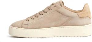 Hogan Low-Top Sneaker - Cassetta New Beige Suede - Gr. 38,5 (EU) - in Weiß - für Damen