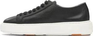 Santoni Low-Top Sneaker - Leather Sneakers With Low-Cut Silhouette - Gr. 38,5 (EU) - in Weiß - für Damen