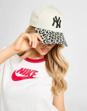 New Era New Era MLB 9FORTY New York Yankees Leopard Visor - Damen, Mehrfarbig
