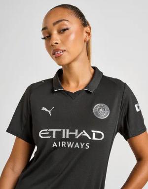 PUMA Manchester City FC 2025/26 Auswärts Shirt Damen - Damen, Schwarz