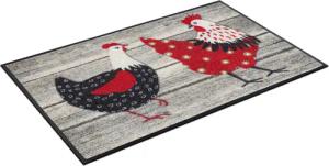 wash+dry by Kleen-Tex Fußmatte Chicken Farm,