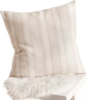 Home-trends24.de Kissenhülle Kissenhülle Beige Weiß Natur