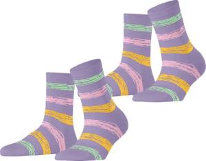 Esprit Socken Brushed Stripes 2 Pack