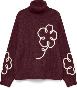 Vero Moda Rollkragenpullover Fatima 10335036 Violett Regular Fit