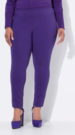 Ulla Popken Funktionshose Punto-Hose Sienna schmales