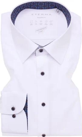 MODERN FIT Performance Shirt in weiß unifarben