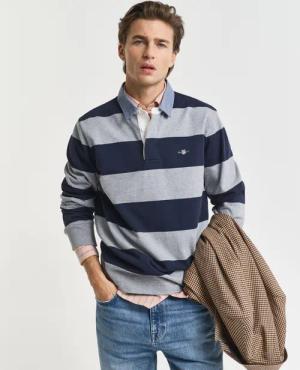 Gant Langarm-Poloshirt REG CHAMBRAY STRIPE HEAVY
