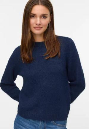 Vero Moda Strickpullover VMNOVAH LS O-NECK