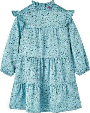 vidaXL Druckkleid Kinderkleid mit langen Ärmeln
