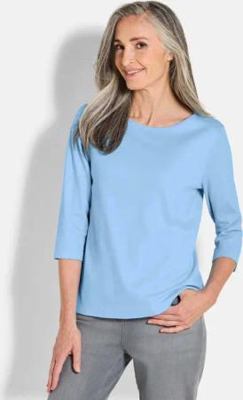 GOLDNER Print-Shirt Basic-Shirt aus Interlock-Jersey