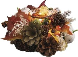 Home-trends24.de Windlicht Windlicht Herbst Deko Kerzenhalter