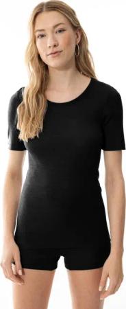 Mey T-Shirt "WOOL LOVE", schmale Passform, Kurzarm, Merino-Schurwolle
