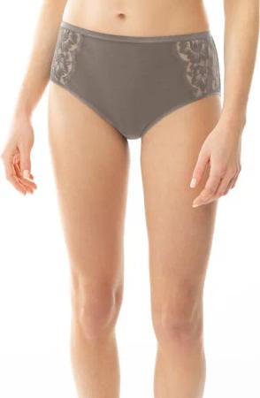 Mey Taillenslip "WOOL LOVE", florale Spitze, Merino-Schurwolle