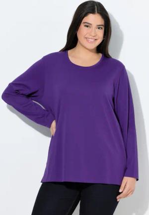 Ulla Popken T-Shirt Shirt Relaxed Rundhalsausschnitt