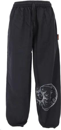 Guru-Shop Relaxhose Luftige Unisex Aladinhose, Boho