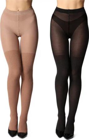 Bellivalini Strumpfhose 2er Pack Damen Strumpfhose