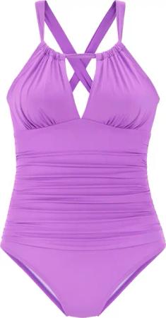 S.OLIVER Badeanzug Damen lila Gr.44 Cup C/D