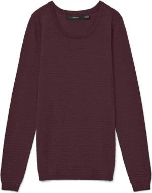 Vero Moda Rundhalspullover VMCARE STRUCTURE LS