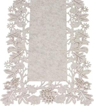 Home-trends24.de Tischläufer Tischläufer Tischdecke Herbst Beige