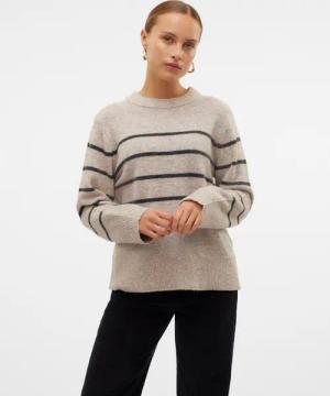Vero Moda Strickpullover VMFLAWLESS LS O-NECK