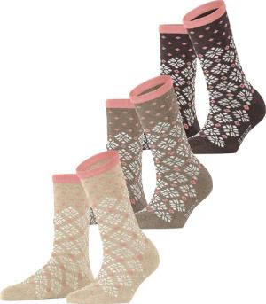 Esprit Socken Norwegian 3-Pack (3-Paar) mit