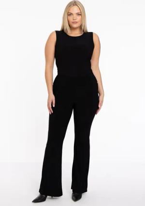 YOEK Bootcuthose Damen Hose Große Größen