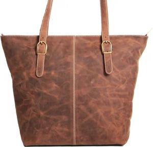 ALMADIH Umhängetasche Leder Damentasche M27 Shoper