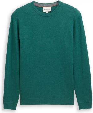 TOM TAILOR Herren Strickpullover mit Kaschmir-Anteil, grün, Meliert, Gr. XXXL