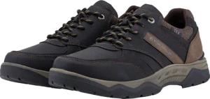 TOM TAILOR Herren Wasserfeste Wanderschuhe mit Fütterung, schwarz, Uni, Gr. 45