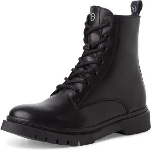 Tamaris Winterboots, Blockabsatz, Schnürboots, Winterstiefelette, T-Logo