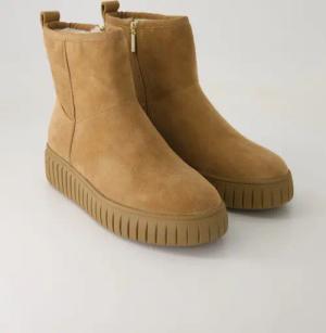 Tamaris Schuhe - M2546145 Veloursleder (Beige, Gr. 41)