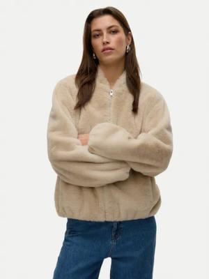Vero Moda Pelzmantel Sonjaliga 10331291 Beige Regular Fit
